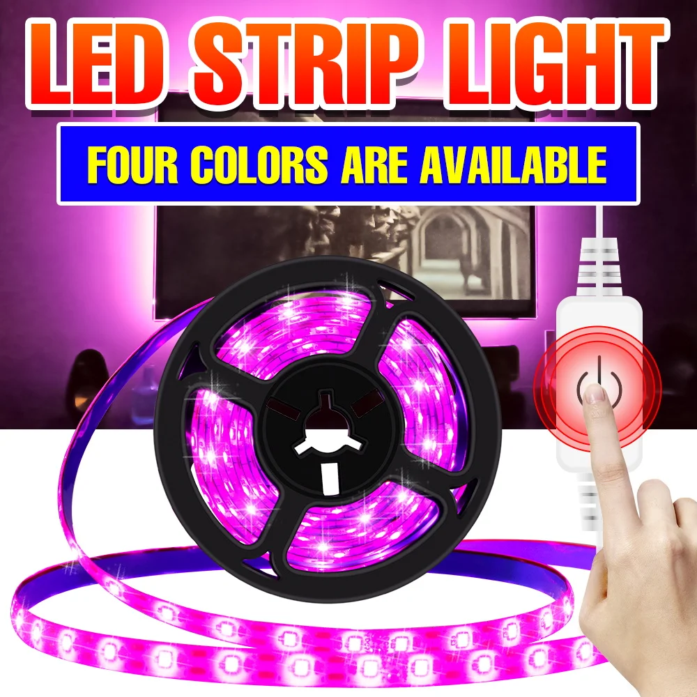 

Touch Dimming LED Strip Light DC5V LED Light Led Tape Flexible Ribbon Diode Tape Lamp TV Backlight USB Room Bedroom Decoration