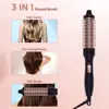 Best Selling Professional 3 In1 Hair Straightener Curler And Ionic Hair Dryer 30s Fast Heating Quick Styling Hot Blowing Comb 2
