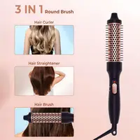 Best Selling Professional 3 In1 Hair Straightener Curler And Ionic Hair Dryer 30s Fast Heating Quick Styling Hot Blowing Comb 2