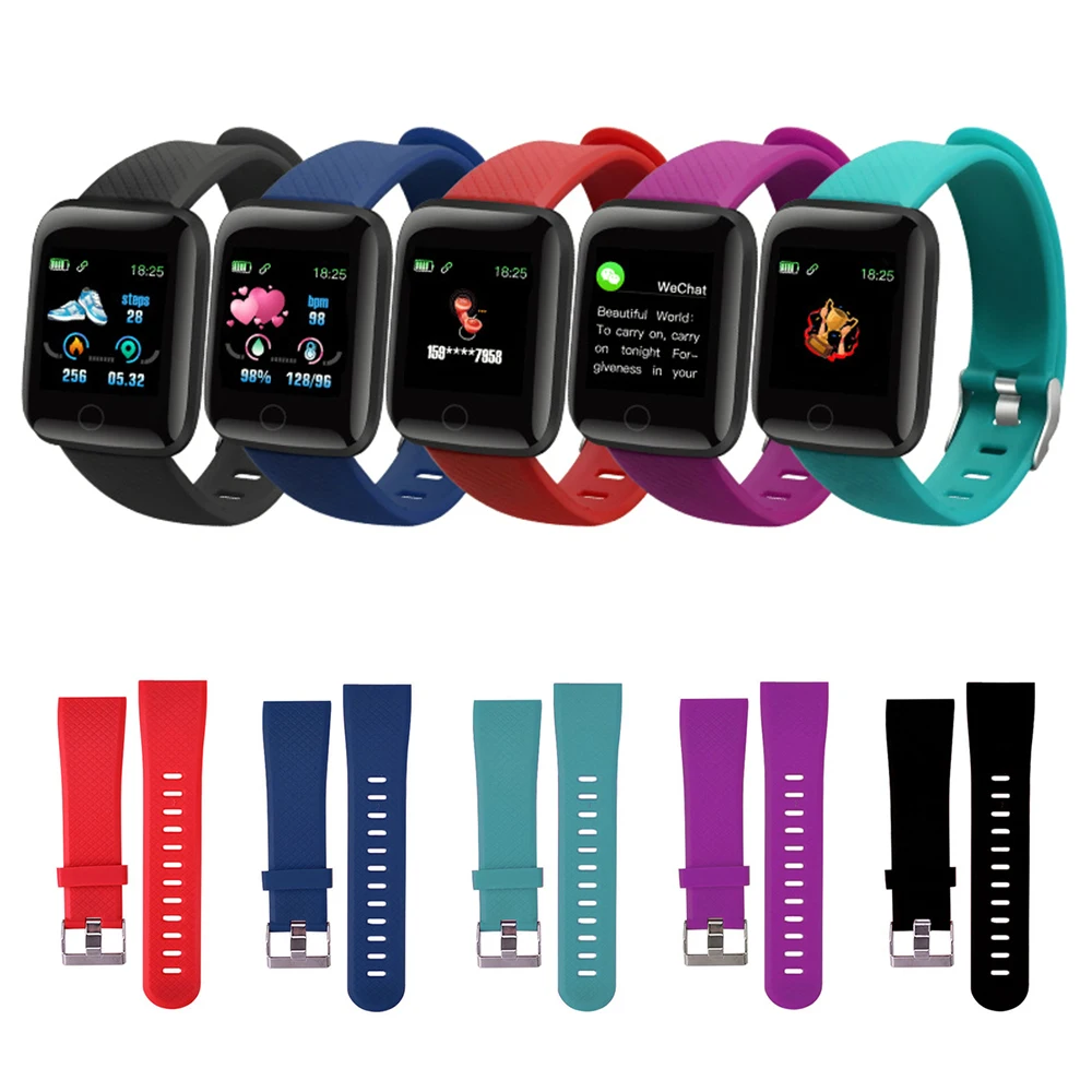 2022 Silicone Bracelet For 116 Plus Smart Watch Sport Wristband Replacement Straps Accessories Band |