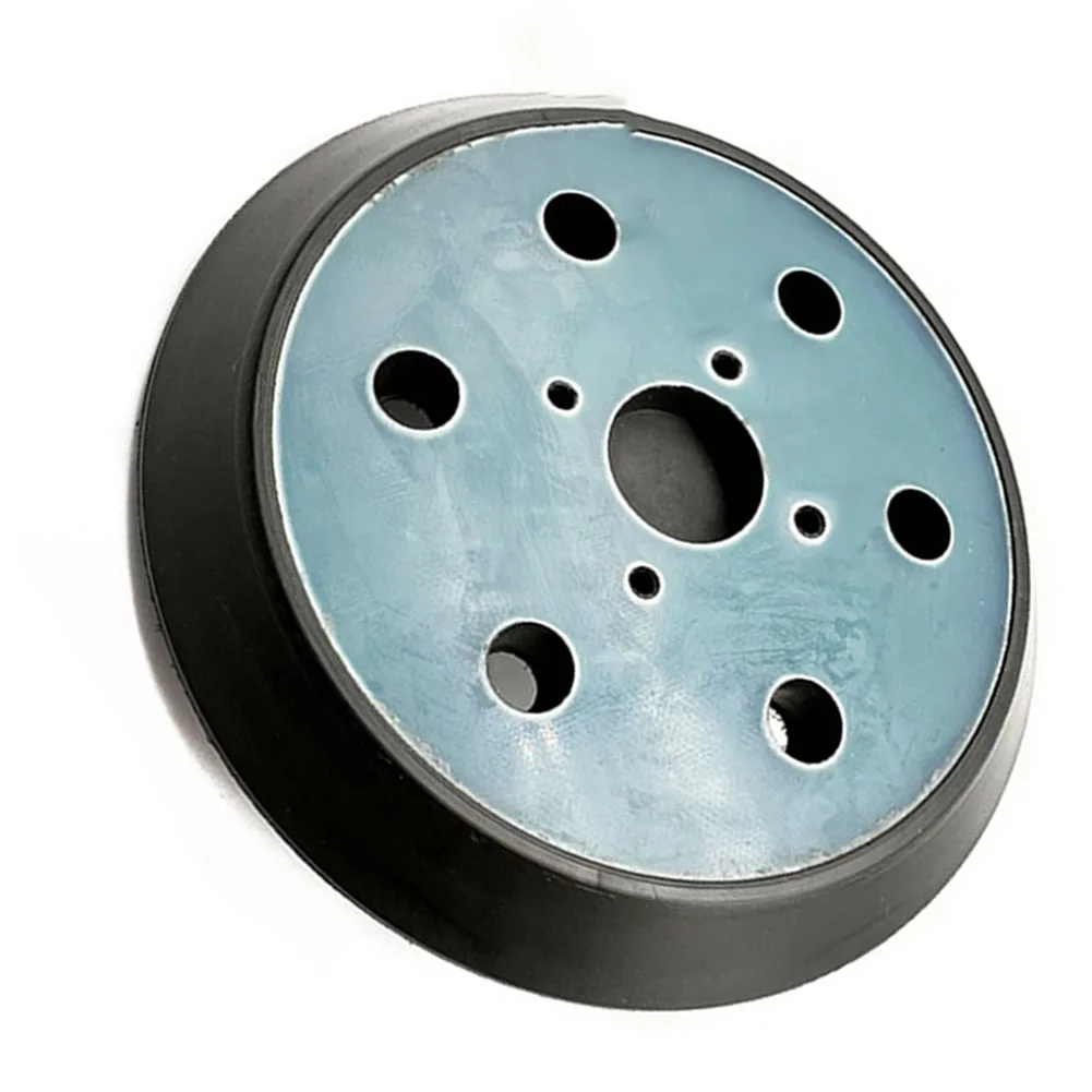 Platorello Abrasivo Per Levigatrice Orbitale 150mm - 6 Fori, Attacco Facile, Ricambio In Poliuretano - 3