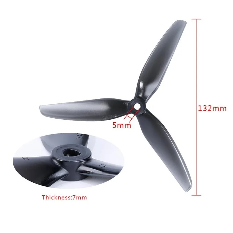 Hélice HQ Prop 6x3.5x3 6035 3 pales PC pour drone FPV - Lot de 20