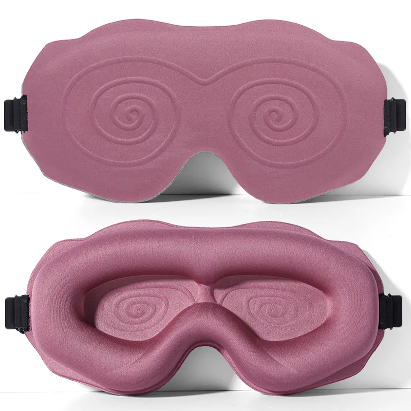 Ultra-Comfort Light-Blocking 3D Sleep Mask - Soft Padded Eye Shade Blindfold