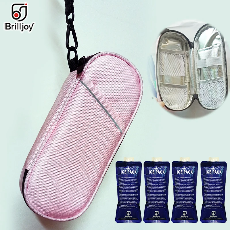 Insulin Cooler Bag Cooling Storage Ice bag Waterproof Zipper Design Diabetic Insulin Cooling Storage Protector Pill Case Ice Box new zipper earphone storage bag case for headphone earbuds key coin hard holder usb earphone protector cable organizer