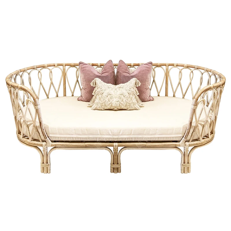 

Nordic style rattan woven rattan art furniture creative sofa homestay furniture ins