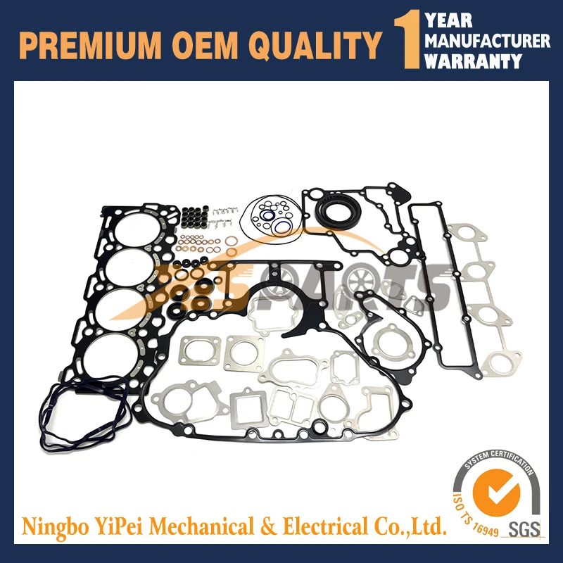 

V3307 V3307T Full Overhaul Gasket Kit Upper Lower Set For Kubota Engine Bobcat