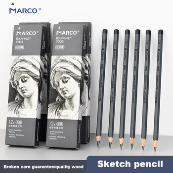 12 Pz/set Professionale Schizzo Disegno Set di Matite 2H HB 2B 3B 4B 5B 6B 7B 8B 12B 14B Matite per Pittura Articoli di Arte di Cancelleria 1