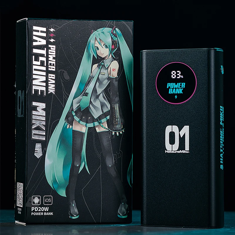 Аниме Miku металлический P Bank косплей реквизит для женщин мужчин день рождения