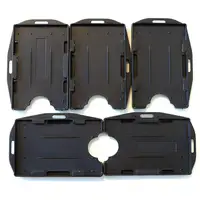 1Pc Hard Plastic Transparen Work ID Card Holder Plastic Easy Access Swipe Card Holders Two-sided Card Holder Card Cover Shell 2