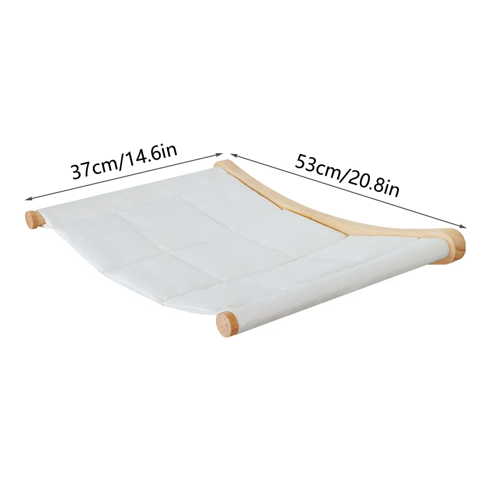 מיטת חתול המונחת על הקיר לטיפוס חתולים מיטת חתולים רהיטים מדף יציב פרצ'ים בית חתולים לשינה ולמשחק