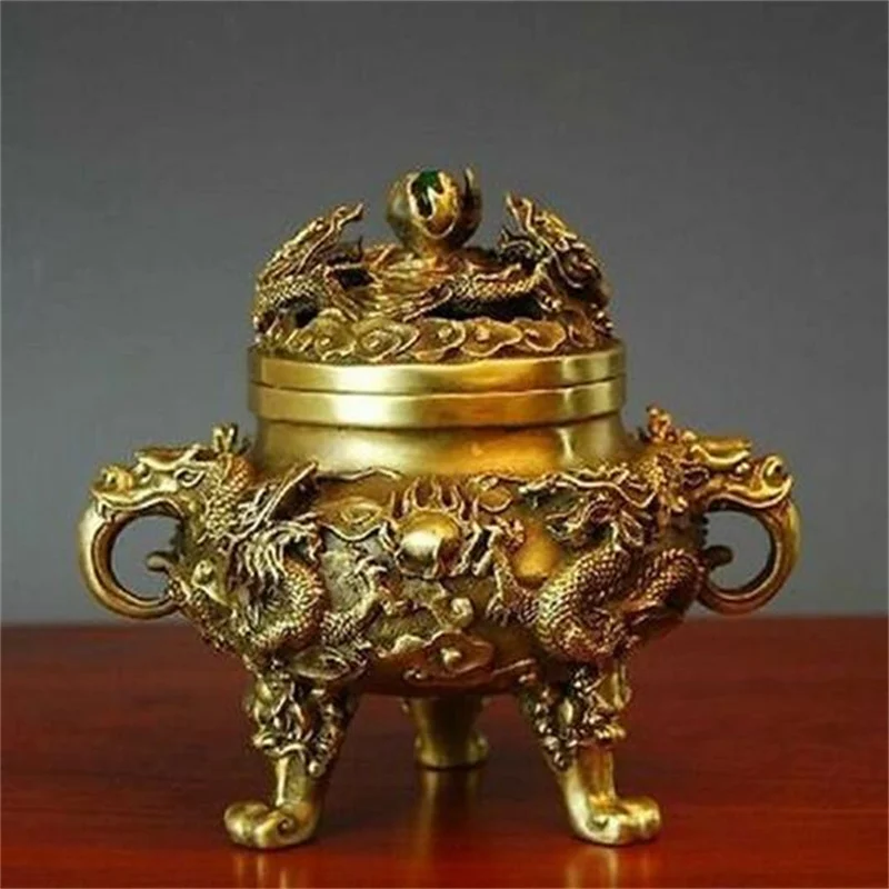 

Sammeln Chinese Messing Neun Drachen Kowloon weihrкруги