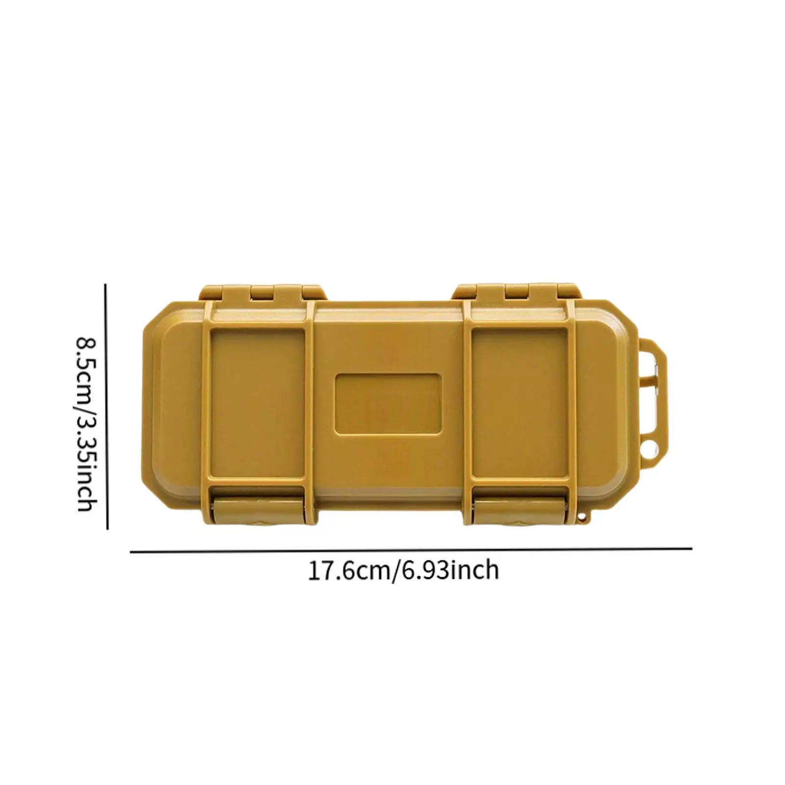 Outdoor Survival EDC Protective Tool Case - Shockproof & Waterproof with Foam Padding, 6.9x3.3