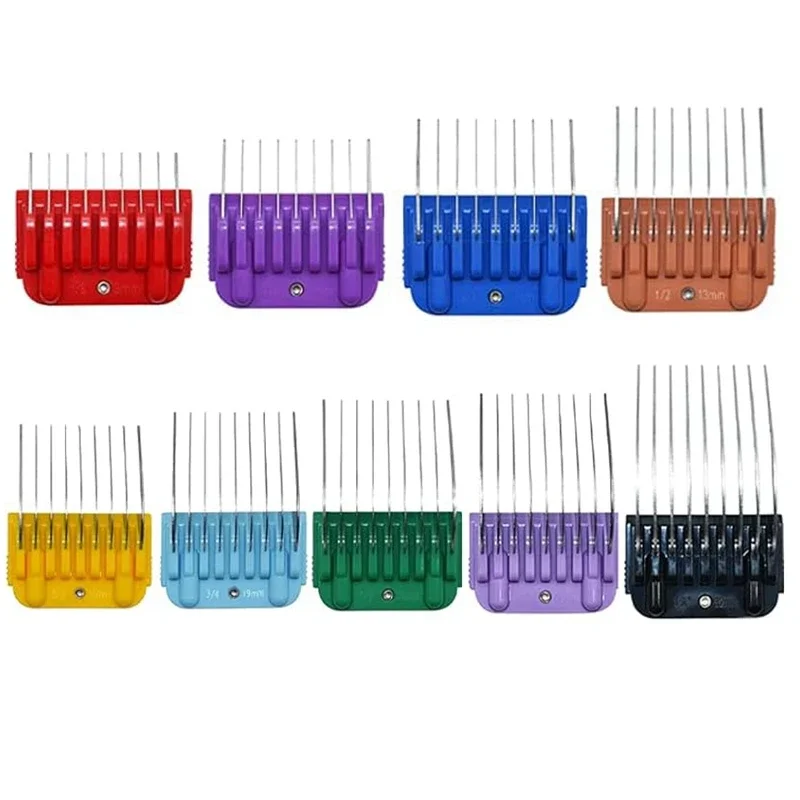 9 Colors Animal Stainless Steel Dog Guide Comb Only For 10#/15#/30# Detachable Blade For Andis,Oster A5,Wahl KM Series Clipper animal attachment comb
