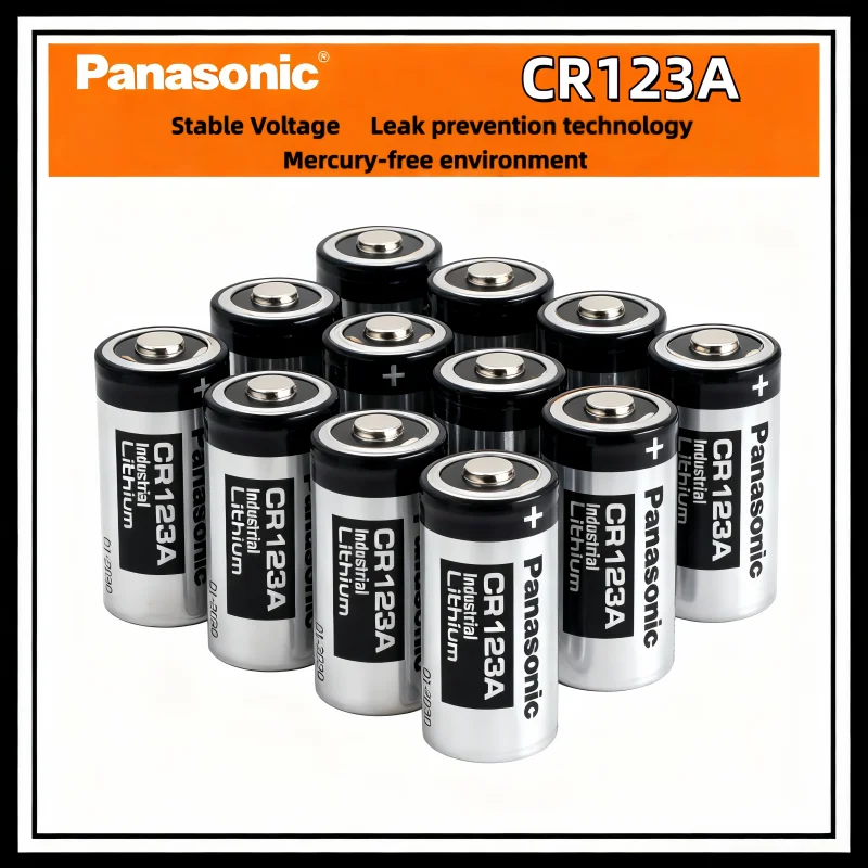 1-10PCS 3V CR123A Lithium Battery Original For Panasonic Arlo Camera DL123A EL123A CR17345 123A 123 Battery lithium battery