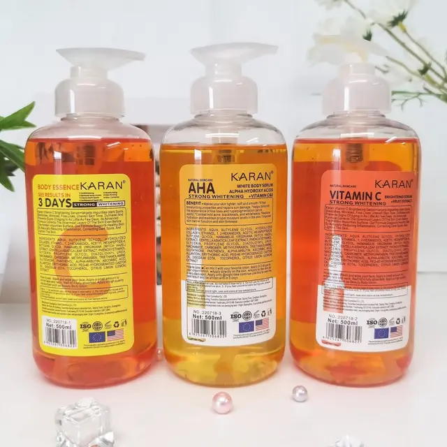 500 Ml-Es Vitamin C & Ve Arc Szérum Vc Gyümölcssav-Ragyogó Javítás Öregedésgátló Test Esszencia Alfa-Hidroxisavak (Aha) Essence - Image 3