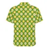 Summer Shirt Beach Retro 60s Floral Blouses Flower Power Print Novelty Casual Shirts Mens Short Sleeve Fashion Plus Size Clothes 4