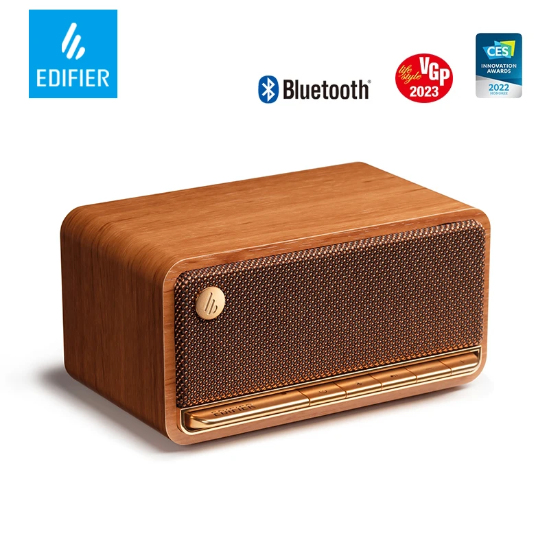 

Edifier MP230 Bluetooth Speaker Portable Bluetooth 5.0 Wireless Support AUX micro SD Card Passive Radiators Retro Design