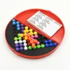 Classic Puzzle Pyramid Plate 180 Challenges  IQ Pearl Logical Mind Game Brain Teaser Beads for Children Educational  Toys 5