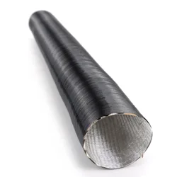 High-Temperature Air Diesel Parking Heater Duct Hose for Automotive and Camper Use (75mm Length 100cm)