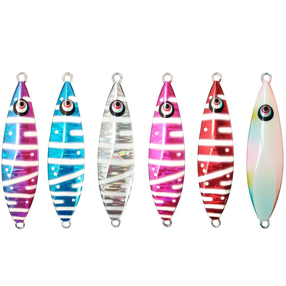 Otomin Slow Sinking Glow Jigging Lures - Metal Sea Fishing Baits For Saltwater (150g, 200g, 260g) - View #4