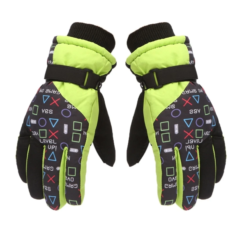 Toddler Winter Thicken Gloves Warm Mittens Universal Gloves Windproof Sport Wear