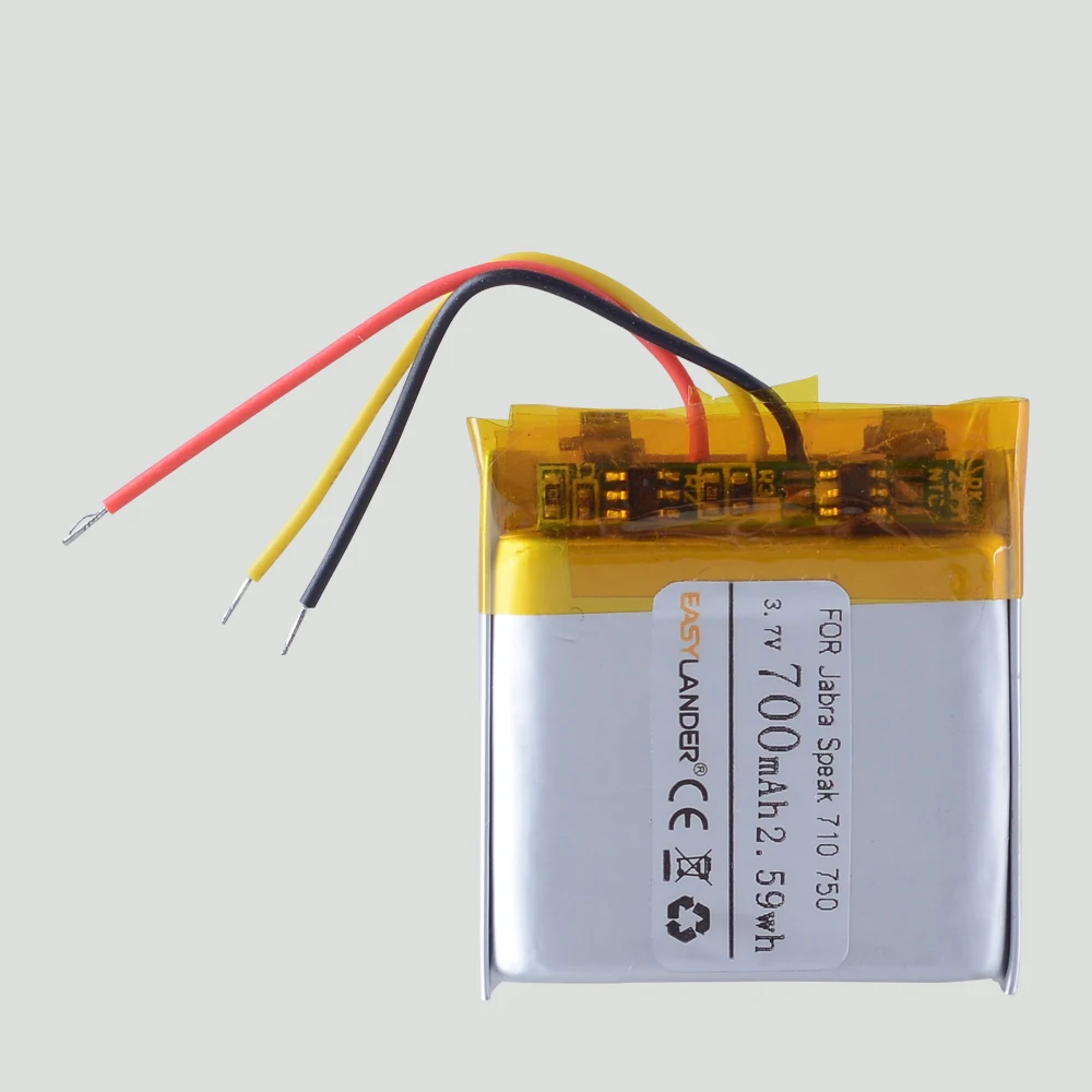 37V700mAhLithiumionPolymerRechargeableBatteryFORJabraSpeak