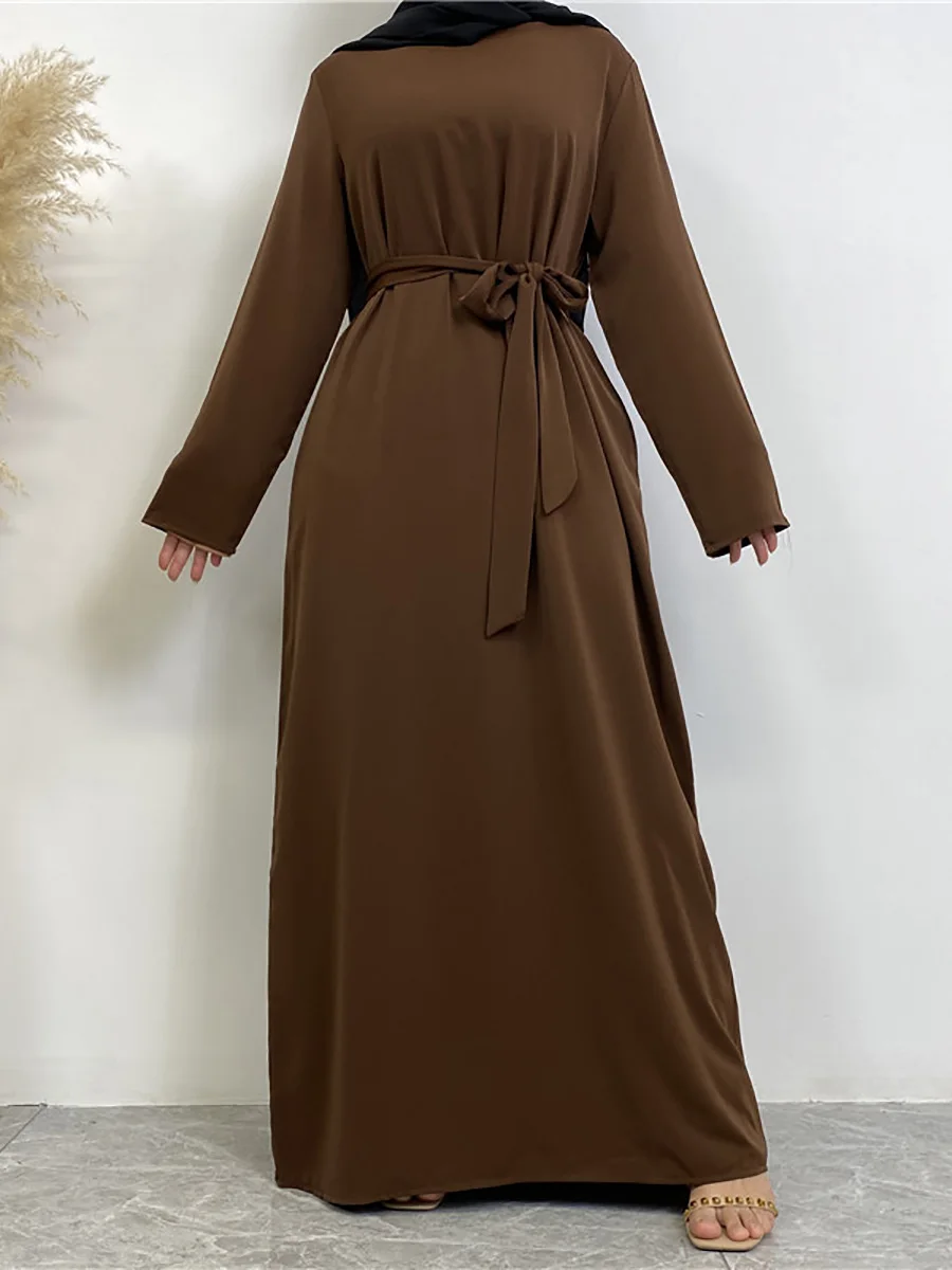 Abaya modesto de Ramadán para mujer, caftán turco, ropa islámica musulmana, vestido Hijab, bata para mujer, caftán marroquí