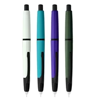 New MOONMAN A2 Press Fountain Pen Retractable EF Nib 0.4mm Resin Ink Pen Converter For Writing Christmas Gift Lighter Than A1 1