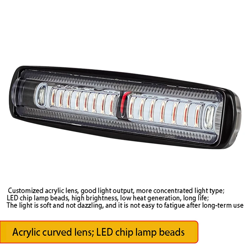 【AD】10V-80V 15 LED 30W LED 지게차 라이트 레드 플러드 빔 지게차 레드 위험 구역 지게차 경고 램프 (린데, 하이스터용)