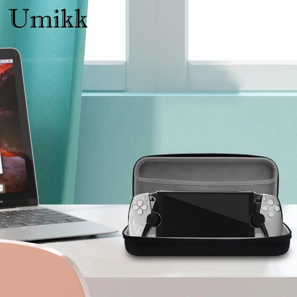 Carrying Case Shockproof Carrying Bag Anti Scratch Portable Storage Bag with Mesh Pocket for PlayStation Portal Console