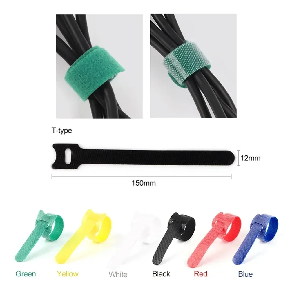 DAuto Adhesive Velcros Tape Sewing Sewing 50/100pcs DIY Organizer Apparel Supplies. Releasable Cable Tie Arts Crafts Home Garden