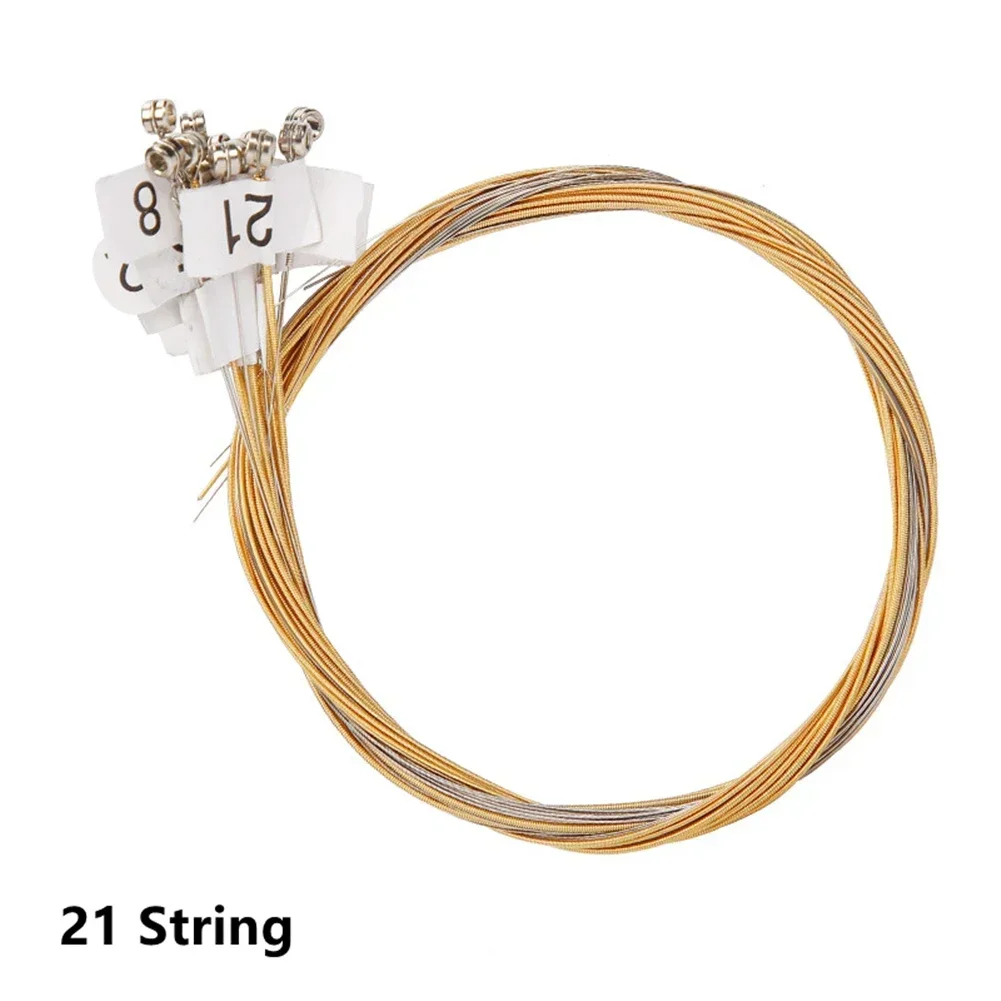 Lyre Brass Strings Set 1Set 15/16/19/21/24Strings Lyre Harp Nylon String Replacement Strings Beginners Instruments