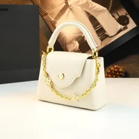 Fashionable Leather Bucket Bag Women's Single Shoulder Crossbody Bag Large Capacity Luxury Handbag Stylish Trendy Handbag