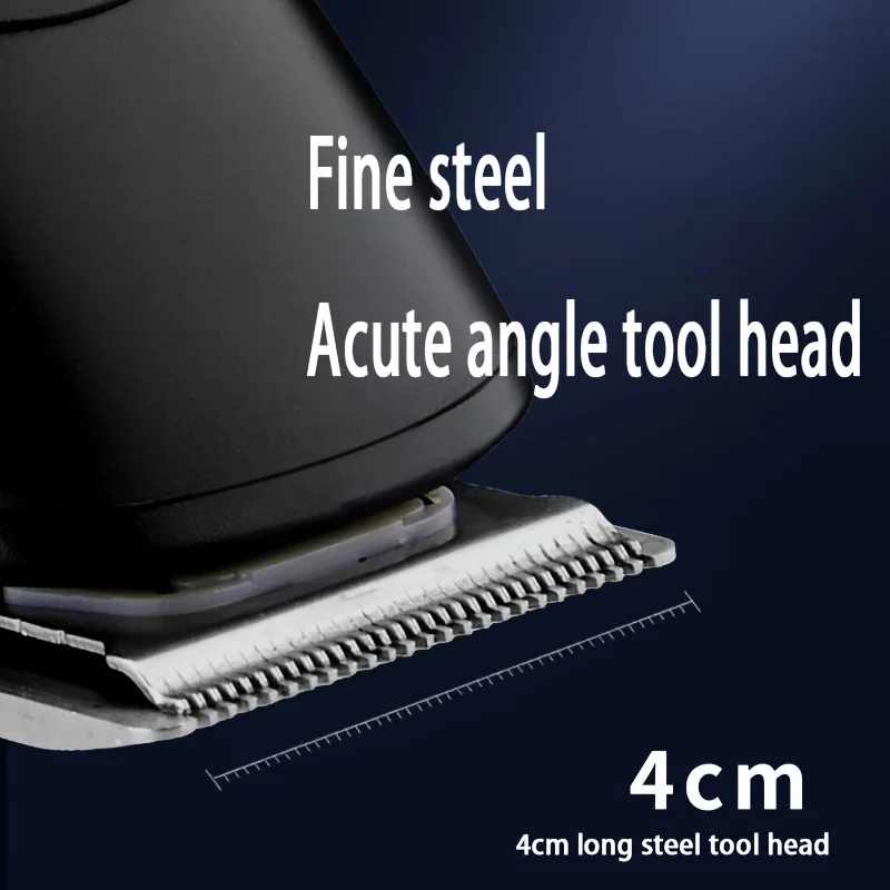 Professional Multi-Function Electric Razor for Men USB Rechargeable Dual Blade Stainless Steel Nose Hair Trimmer Precision Head