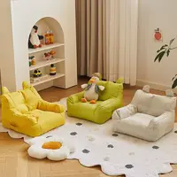 Multicolor Small Sofa Chair 43*40*30cm Fabric Art Children's Sofa High Elastic Foam Sponge Skin Friendly Baby Reading Lazy Sofa 5