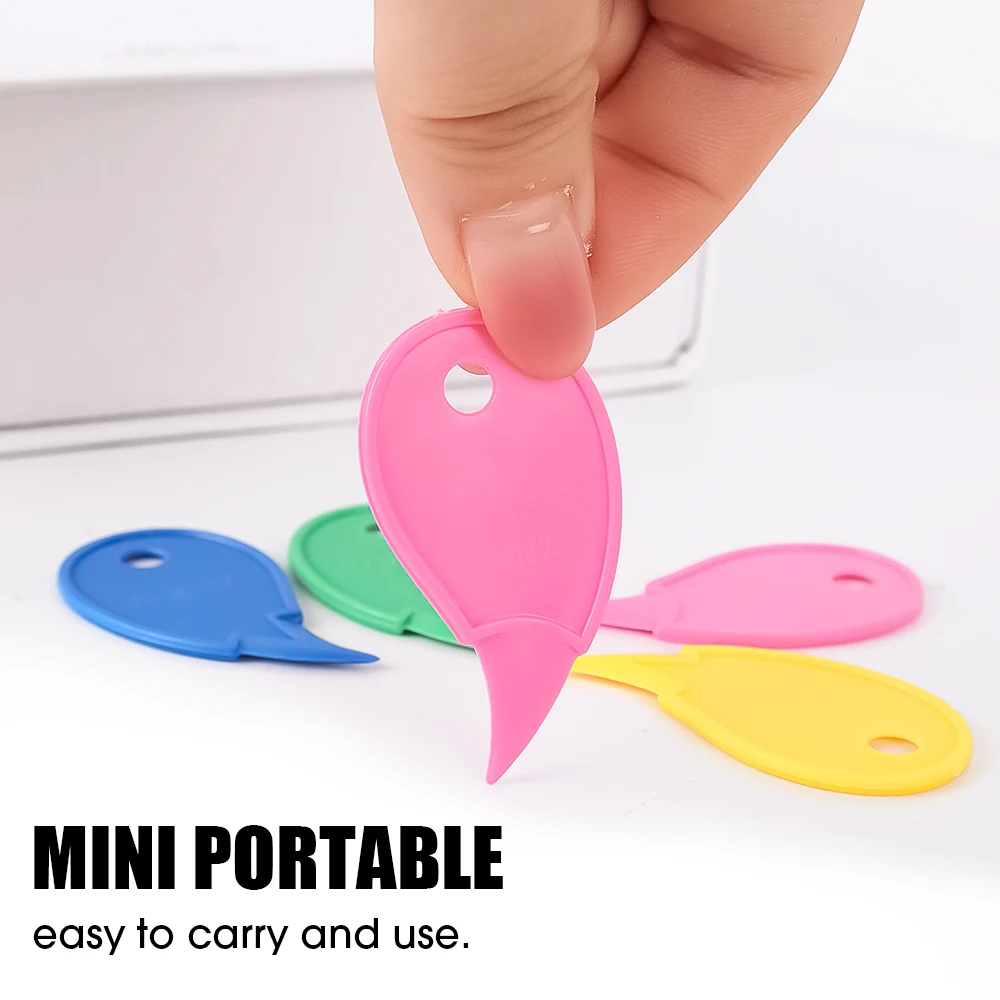 50/1Pcs Portable Plastic Box Opener Mini Safe Art Utility Knife Craft  Wrapping Paper Cutter Parcel