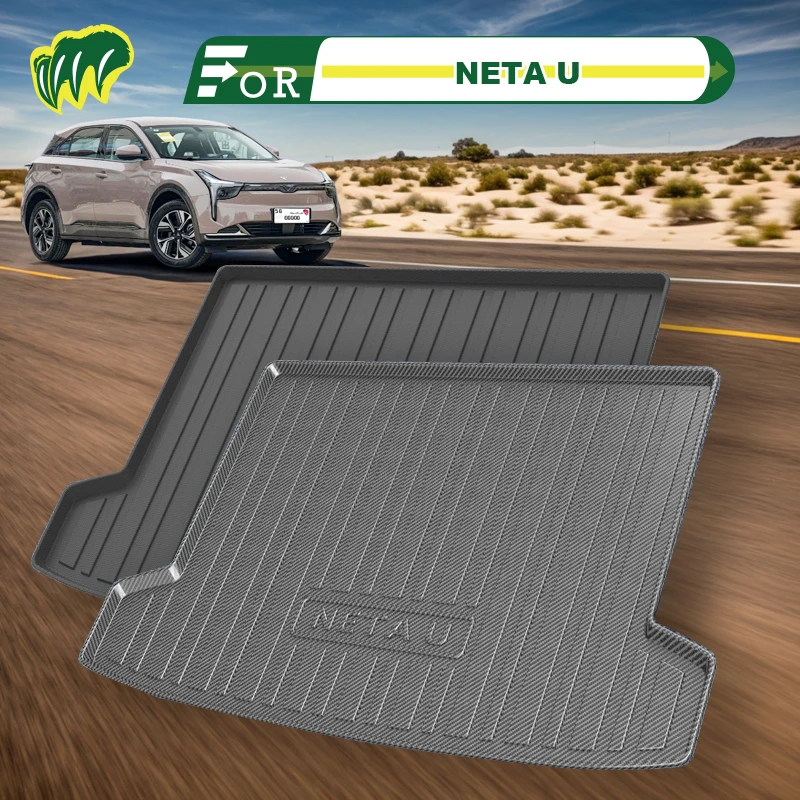 

For NETA U 2021 2022 2020-2023 Custom Fit Car Trunk Mat All Season Cargo Mat 3D Shaped Laser Measured Trunk Liners