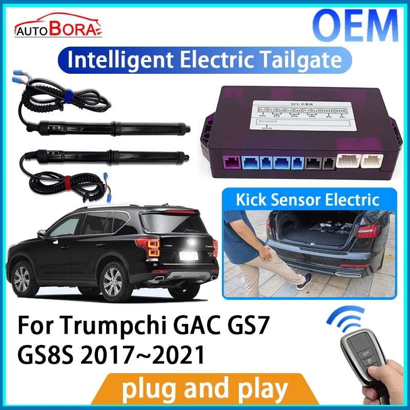 

AutoBora Intelligent Electric Tailgate Automatic Lifting Kit Remote Control Opener Trunk for Trumpchi GAC GS7 GS8S 2017~2021