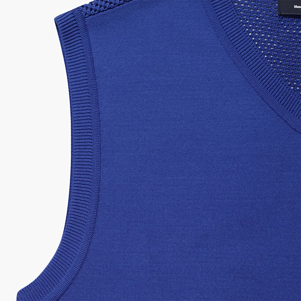 MUNSINGWEAR Simple Style Men's Knitted Vest! Brand Embroidery, Luxurious V-neck, Sports Fashion, Autumn Golf Top, !