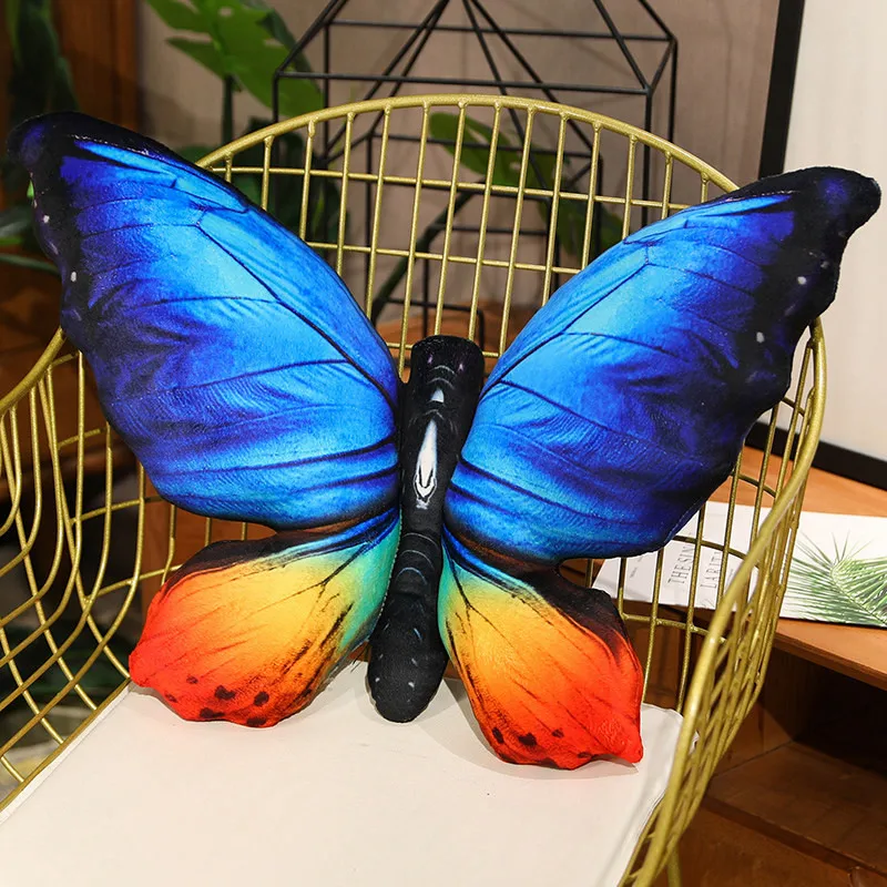 Cuscino a forma di farfalla, cuscino decorativo animale per donne e studenti divano cuscino decorativo