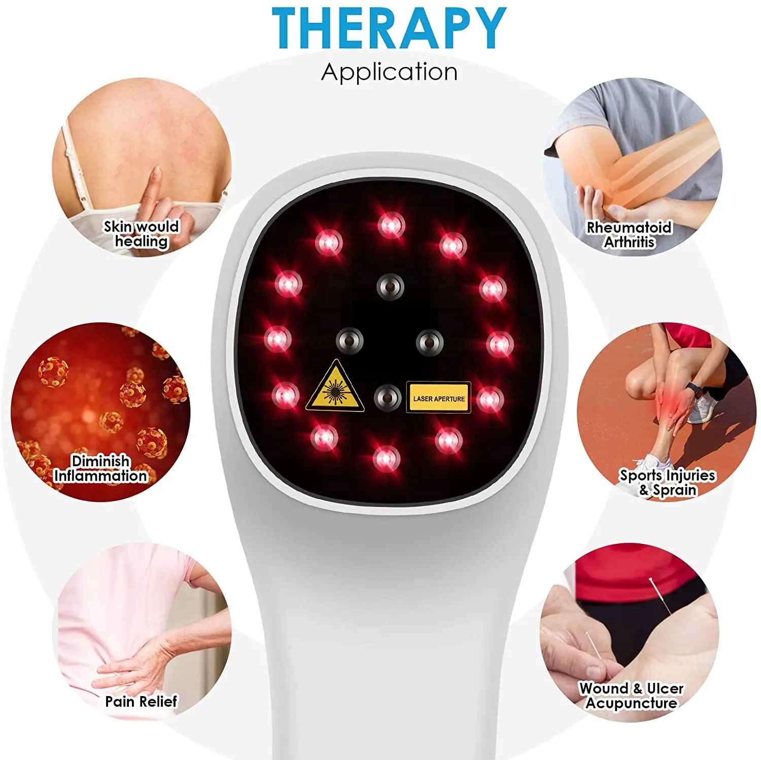 Multi-Purpose Infrared Therapy Massager for Neck, Elbow, Knee, Back, Shoulder Pain