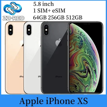 Apple iPhone XS 64GB 256GB ROM Original Mobile Phone 5.8" Super Retina OLED RAM 4GB FACE ID IOS A12 Bionic NFC Unlocked 4G LTE