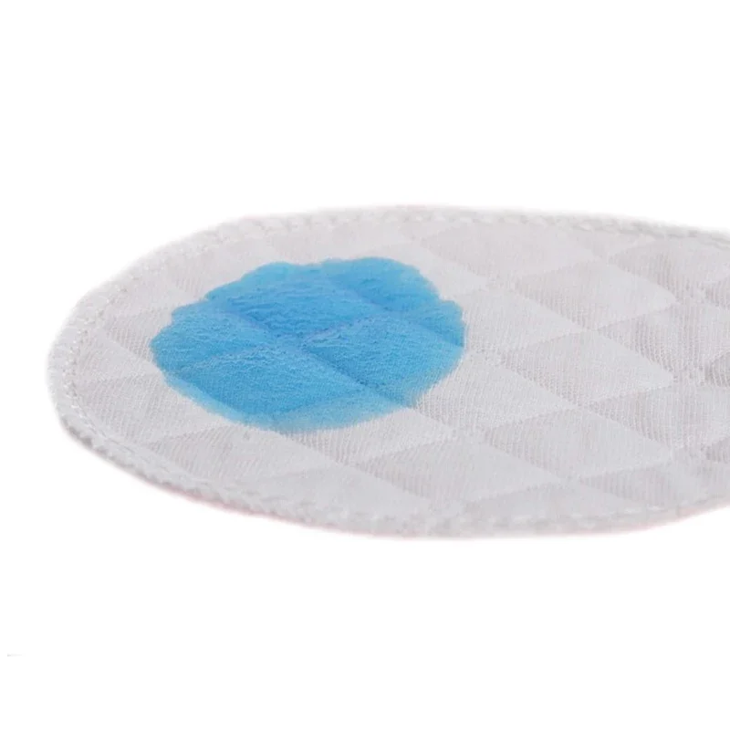 12Pcs(6 Pairs) 3 Layers Cotton Reusable Breast Pads Nursing Waterproof Organic Plain Washable Pad Baby Breastfeeding Accessory 2