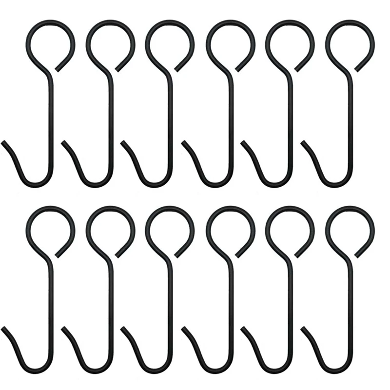 

12 Pack 6 Inch Steel Target Hanger Shooting Target Hook Gong Target Hanging Pipe Target Holders Targets Stand Kit Easy To Use