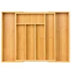 Expandable Bamboo Kitchen Drawer Organizer – Adjustable Cutlery Tray for Utensils, Silverware, and Flatware – 5 to 7 Slots 6