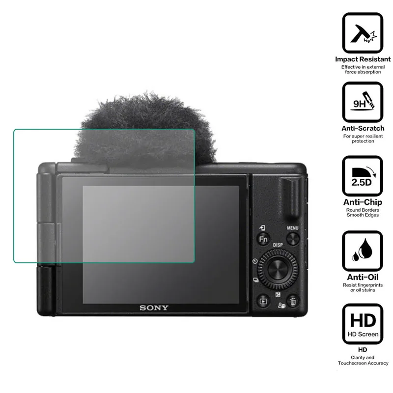 Copertura Protettiva In Vetro Temperato Per Sony Zv1 Zv-1/Ii Zv-1Ii Zv1-M2 Zv1Ii/Zv-1F Zv1F/Zv-E10 Zve10 Pellicola Protettiva Per Schermo Della Fotoca