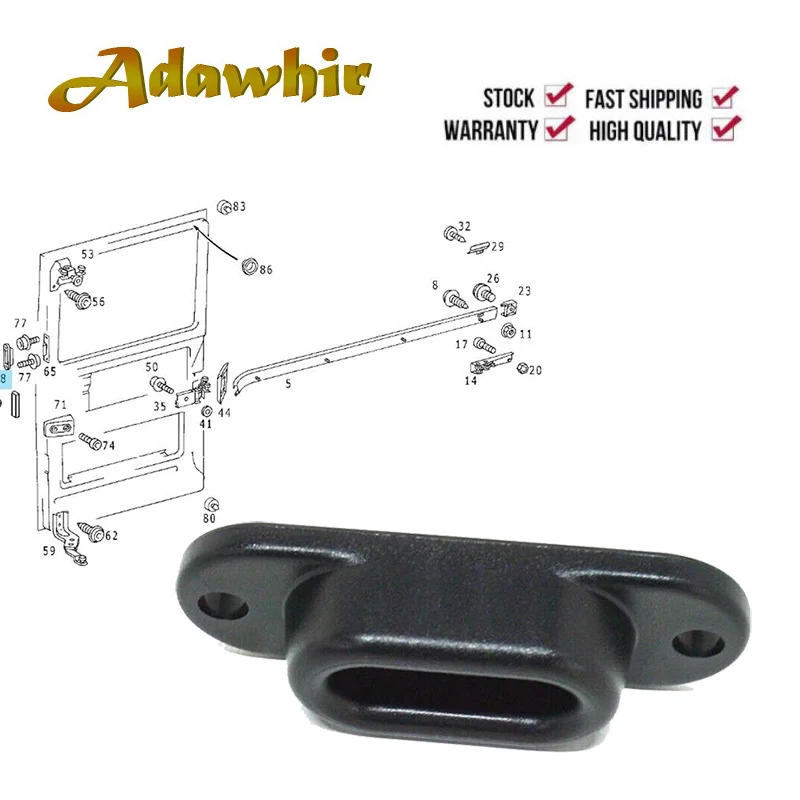 

9017660161 Sliding Block Side Door Wedge Stop Guide for Mercedes Benz MB VITO W638 SPRINTER W901