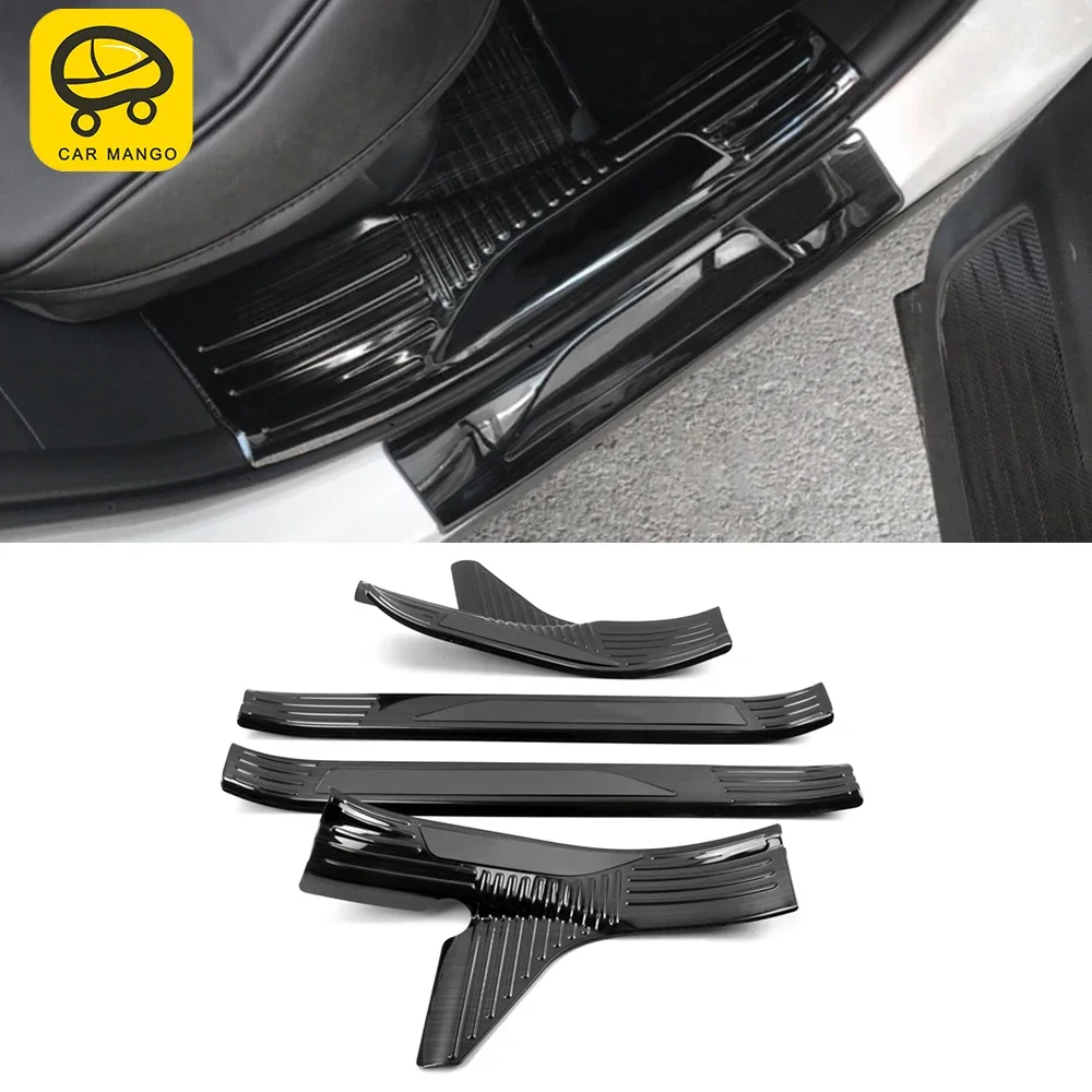 

CarManGo Car Accessories for Lexus UX ZA10 2019-2023 Door Threshold Sill Scuff Plate Guard Welcome Pedal Pad Frame Cover Sticker