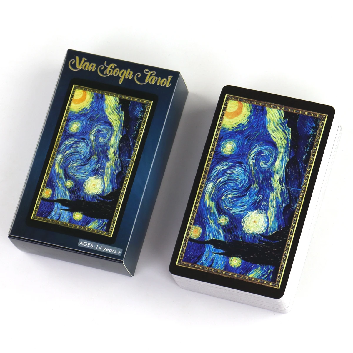 Van Gogh Tarot Cards For Family Party High Quality Fortune Telling Divination Tarot 78 Cards Deck 4