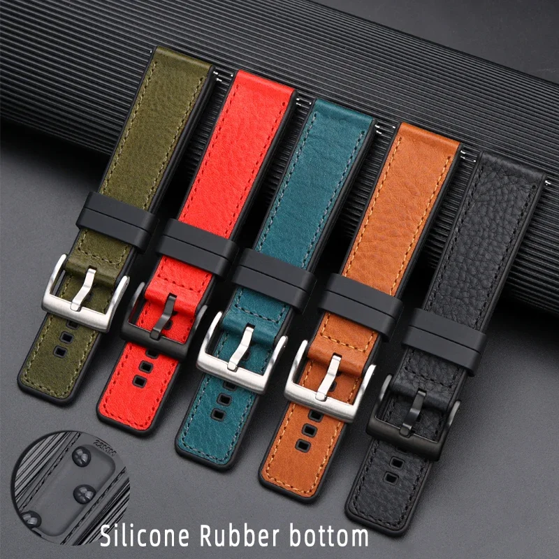 Unique Amazing Rubber 24 mm Wristwatch Strap 8251_K0008502 main image 0